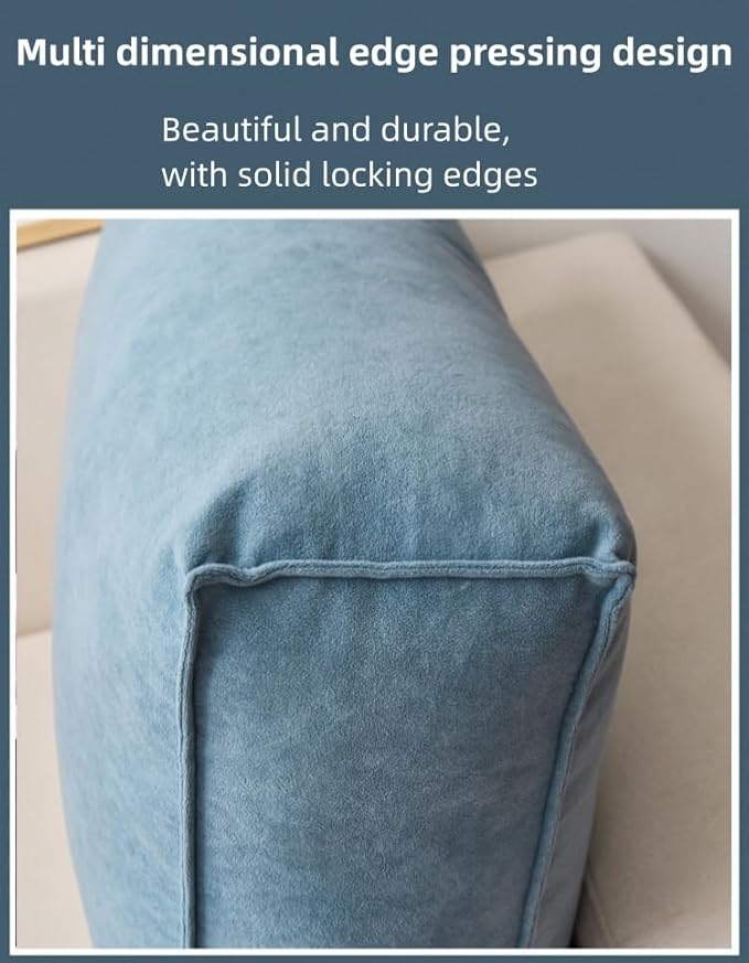 Headboaard Reading Pillow Detachable and Washable Backrest Cushion Pillow Soft and Comfortable Couch Pillows,Suitable for Courtyard Chairs,Sofas,Chairs,Bay Windows,Etc