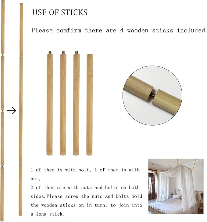 Bed Canopy for Girls, King Canopy Bed Curtains with bed frame Queen & Full Bed 59*255in White Tulle Canopy Bed Scarf,Sheer Bed Drapes,Twin Girls Canopy Bed Decor for Baby Crib,Kid Bed and Adult Beds