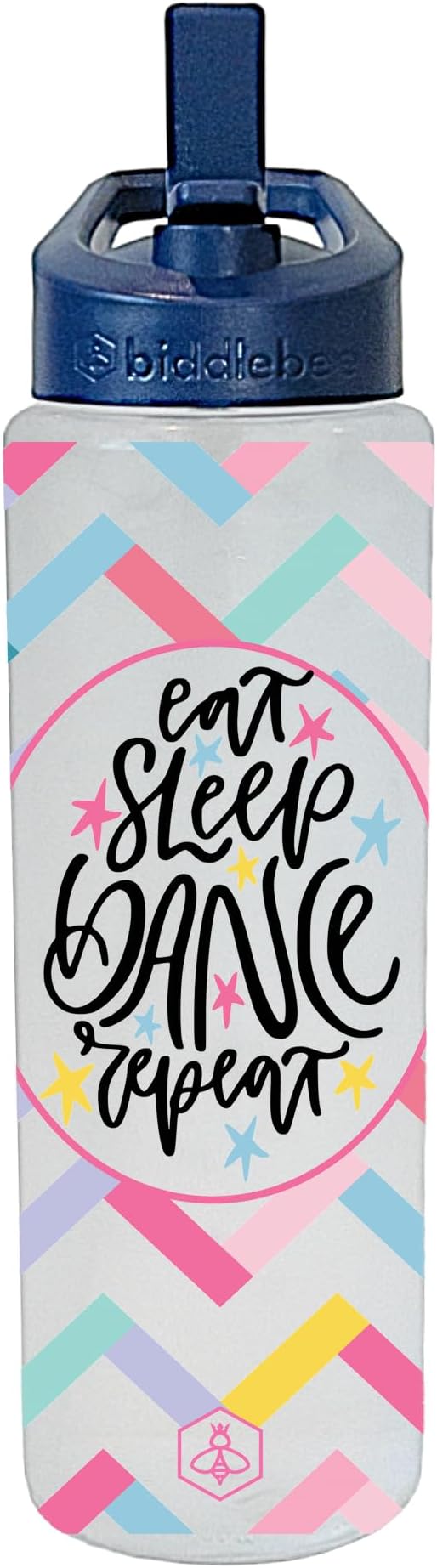 32oz Dance Water Bottle with Straw | BPA-Free Reusable Bottles for Dancer, Girls, Teen, Ballerina | Great Recital Gifts, Birthday Gift or Present for Dance Teacher