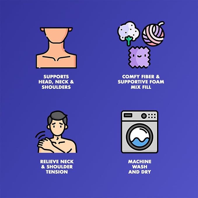 Premium Cervical Indentation Support Pillow