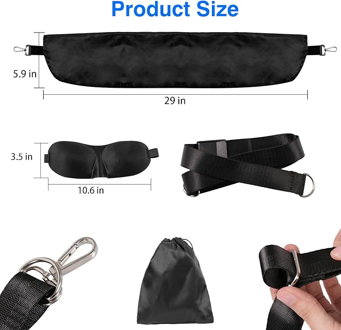 Travel Pillow You Stuff with Clothes, Stuffable Travel Pillow Transforms Into Extra Luggage Without Excess Fees, Stuffable Neck Pillow No Filler Fits 3+ Days of Travel Essentials Black