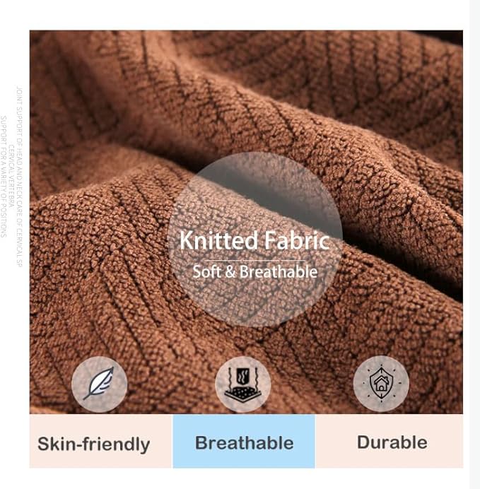 Recliner Leg Pillow Memory Foam Non-Slip Long Bolster Pillow for Legs, Knees, Lower Back and Head, Lumbar Support Pillow 23.6x8x4 Inch Navy