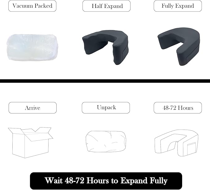 XL Reading Gaming Pillow for Lap - Reading Pillow for Gaming, Bed Arm Rest Pillow Memory Foam Lap Desk Pillow for Working, Crocheting or Sitting in Bed Floor Sofa