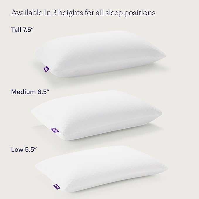 Purple Harmony Pillow | The Greatest Pillow Ever Invented, Hex Grid, No Pressure Support, Stays Cool, Good Housekeeping Award Winning Pillow (King - Tall)