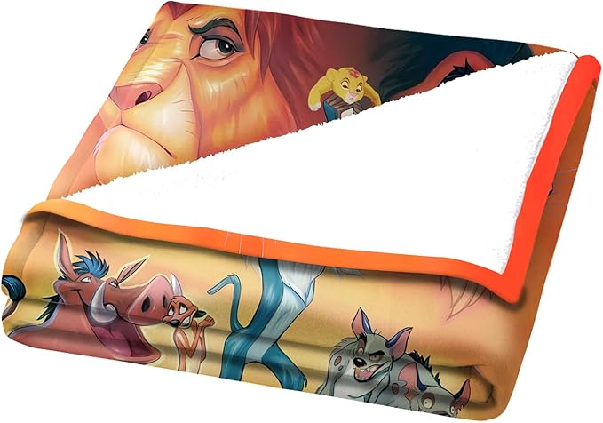 40''x60'' Lion Blanket Super Soft Flannel Throw Blanket Warm Comfortable Smooth Fuzzy Plush Blanket Gifts for Kids Adults All Season