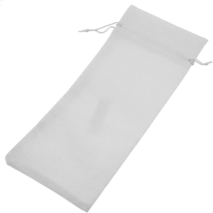 12pcs Wine Bags for Wine Bottles Gifts, Wine Gift Bag Wine Bottle Gift Bags Simple Linen Fabric Wine Bag with Drawstring Champagne Decorative Cover(White)
