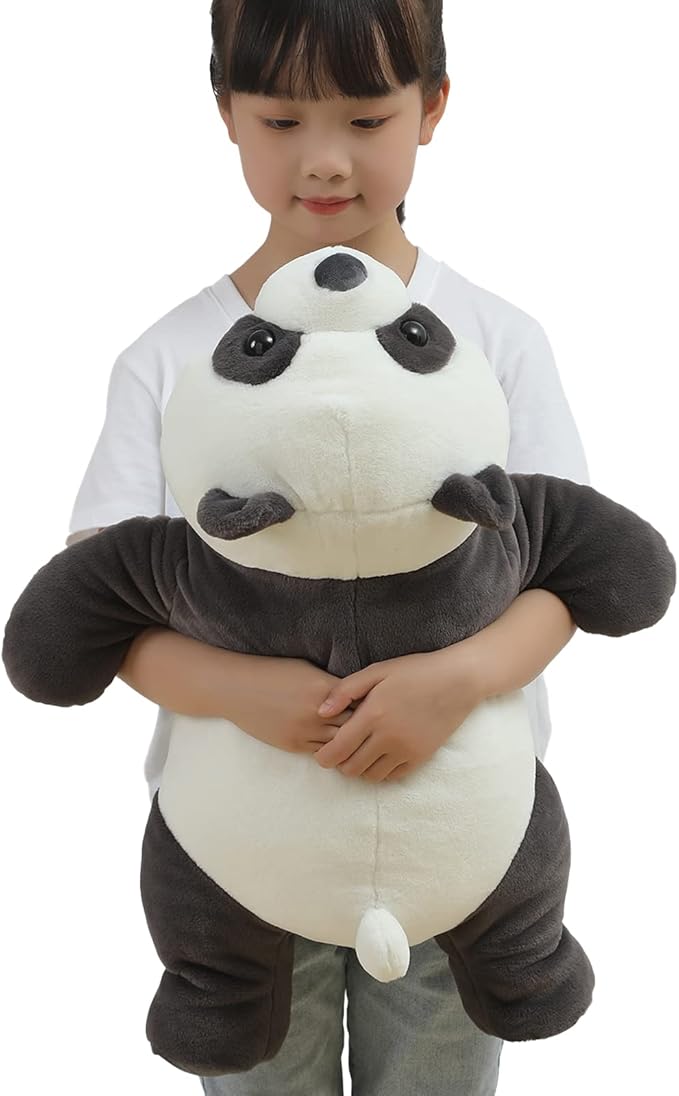24" Cute Giant Panda Bear Plush Soft Hugging Body Pillow,Large Panda Stuffed Animals Toy Doll Gift for Kids,Girls and Boy,Birthday,Easter