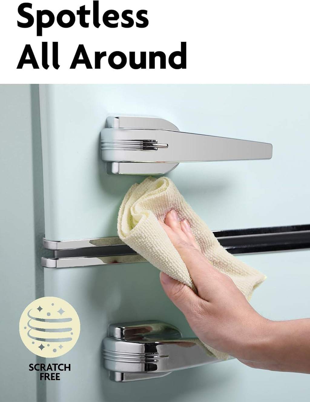 Fantasticlean Microfiber Cleaning Cloth Roll -75 Pack, Tear Away Microfiber Towels, 12" x 12", Reusable, Washable, Scratch Free, Ultra Absorbent Dish Rags for Car, Home, Garage or Shop (Beige)