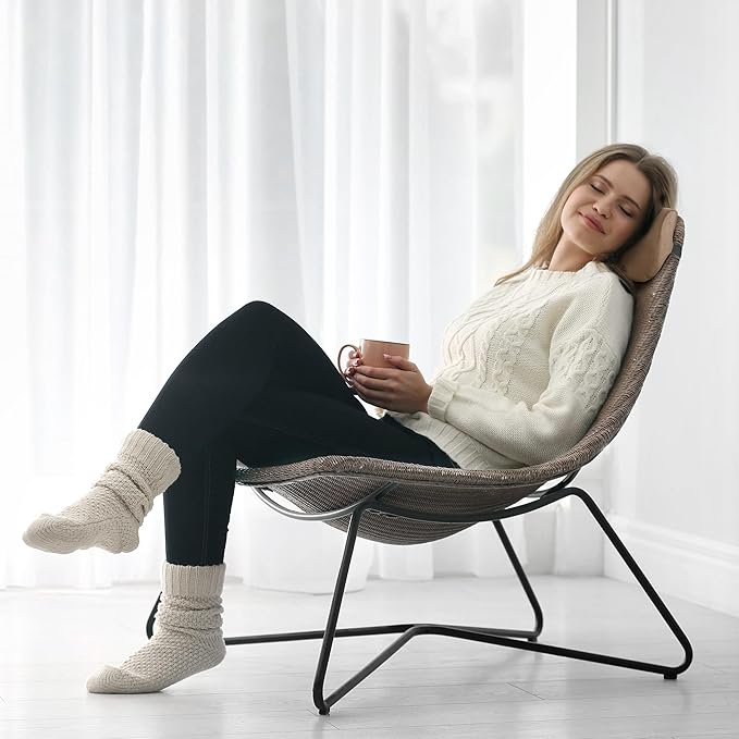 HOMBYS Cervial Recliner Neck Pillow for Pain Relief, Foam Headrest Pillow with Strap for Securing, Extra Large & Non-Slip Neck Pillow for Recliner, Sofa, Office Chair, Car, Gaming Chair, Coffee