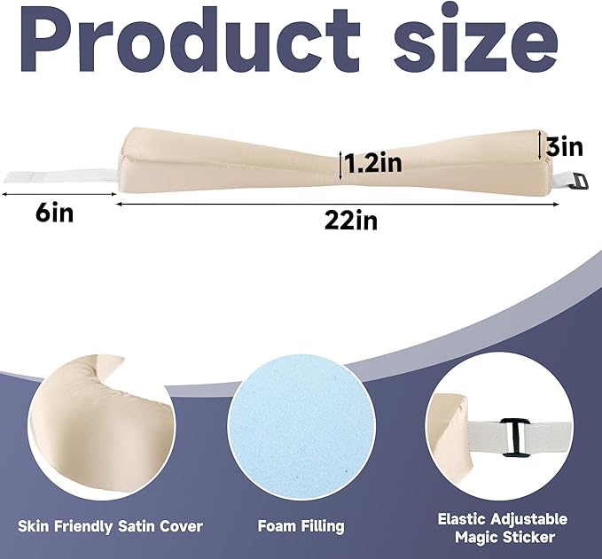 MABOZOO Satin Beauty Pillow, Soft Side Sleeper Pillow for Reduce Neck Discomfort, Flawless Face Pillow Side Back Stomach Sleeper Pillow for Protecting Your Skin