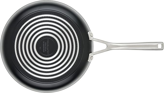 KitchenAid Hard Anodized Induction Nonstick Frying Pans/Skillet Set, 4 Piece - Matte Black