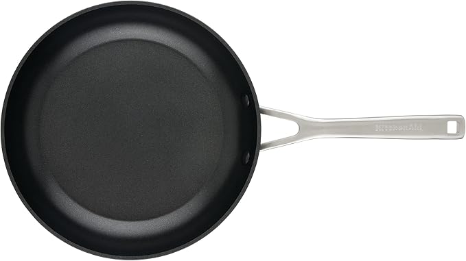 KitchenAid Hard Anodized Induction Nonstick Frying Pans/Skillet Set, 4 Piece - Matte Black