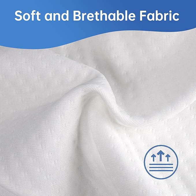 Pillow Cover Compatible with Legacy Knee Pillow,Washable and Zippered Legacy Leg and Knee Foam Support Pillow Cover Only