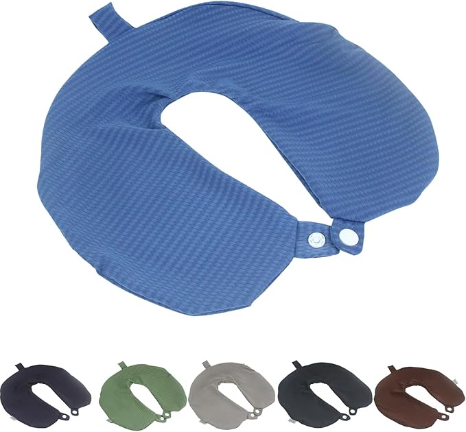 Neck Pillow Cover, Travel Neck Pillow Cover, Travel Neck Pillow Case Cover, Travel U Neck Pillow Cover, Soft and Smooth, Neck Pillow Replacement Cover (Only Pillow Covers, no Filler)