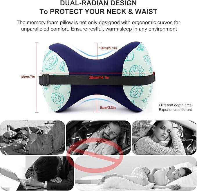 Knee Pillow for Side Sleepers, Memory Foam Pillows, Soft and Comfortable Leg Pillow for Side Sleeping, Cushion for Neck and Back, Knee Pillow for Sciatica Pain Relief, Side Sleeper Pillows for Adults