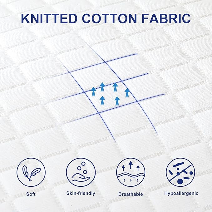 JOLLYVOGUE King Size Pillows Set of 2,Luxury Hotel Down Alternative Sleeping Bed Pillows with Adjustable Soft Plush Fiber Fill, King Pillows for Back, Stomach, Side Sleepers-20 x 36"