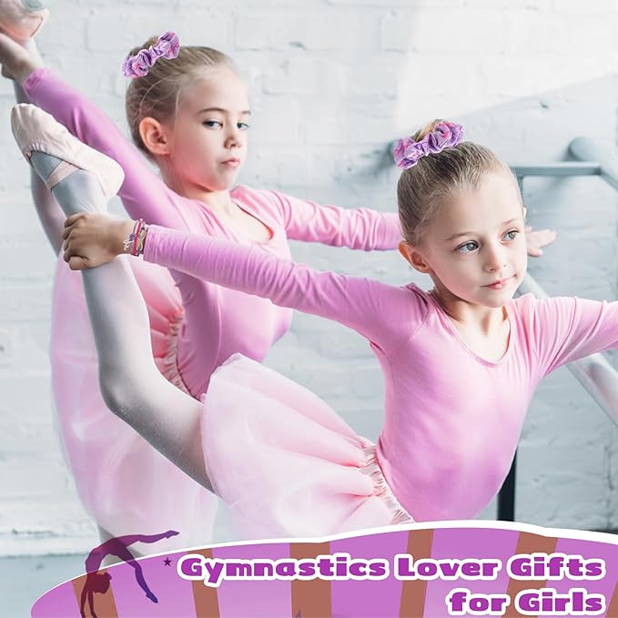 4 Pieces Sports Gifts Set - Hair Scrunchies, Elastic Hair Bands, Ball Charm Bracelet, Zipper Pouch, and Tumbler for Women