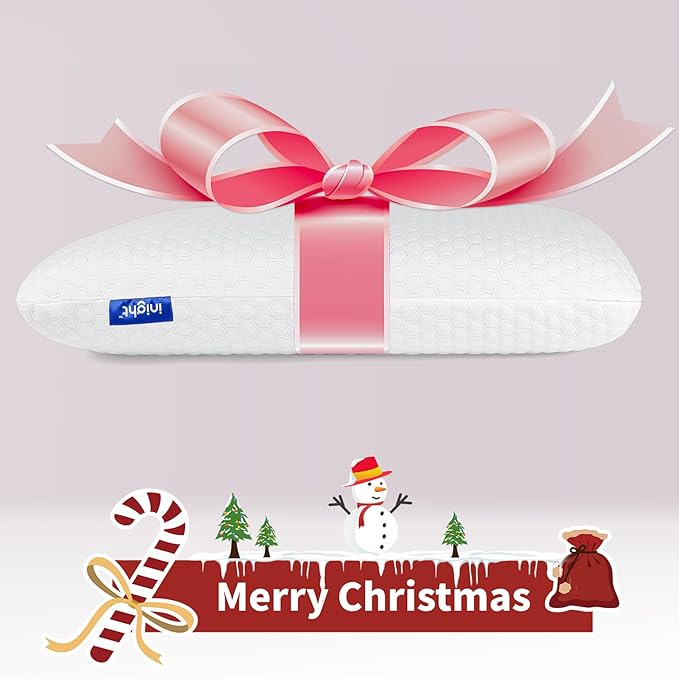 inight Memory Foam Pillow King Size, King Pillows for Back Sleepers and Side Sleepers Pillow, King Size Pillows for Sleeping, Oeko-TEX & CertiPUR-US - King Size (Pack of 1)