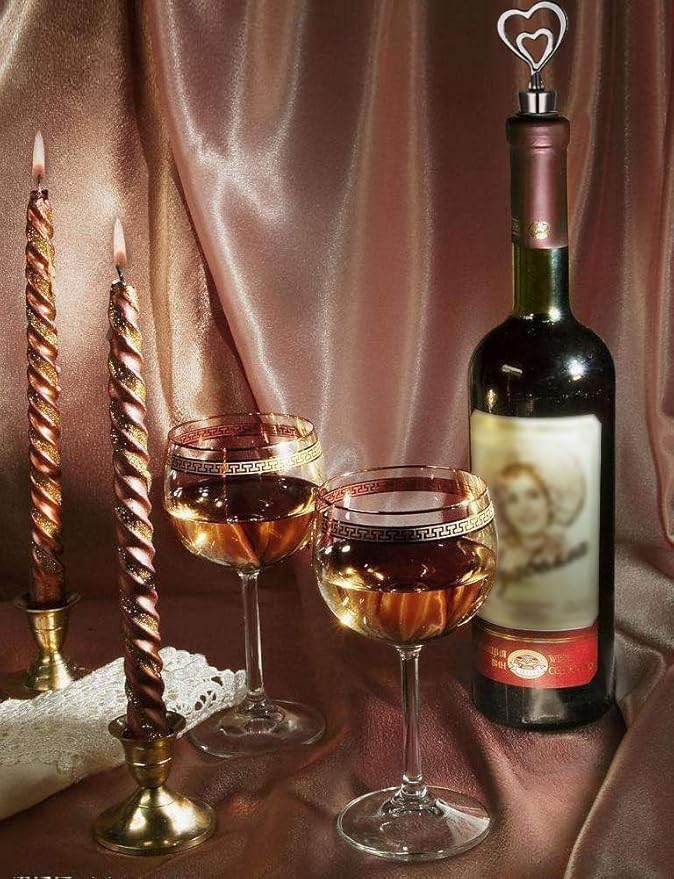 12PCS Valentine's Day Bridal Shower Favors for Guests,Nurses Gift Ideas Silver Heart Wine Bottle Stoppers Summer Holiday Birthday Gifts Wedding Souvenirs Party Supplies(12,Sliver Heart)