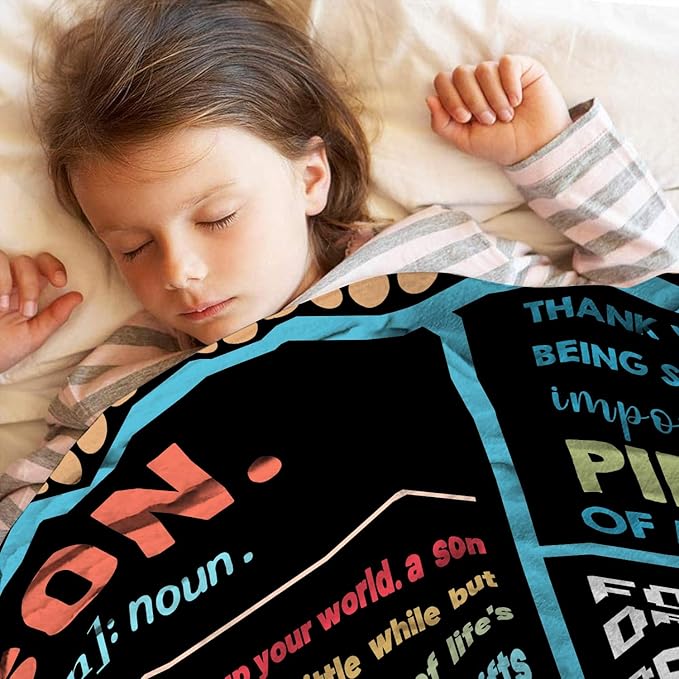 Gamer Gifts for Teenage Boys, 40x50 Inch Gamer Blanket Video Game Gifts Gaming Blanket for Son Cozy Throw Blanket Gamer Room Decor Gamer Gifts for Boys 8-12 Son Blanket from Dad Mom