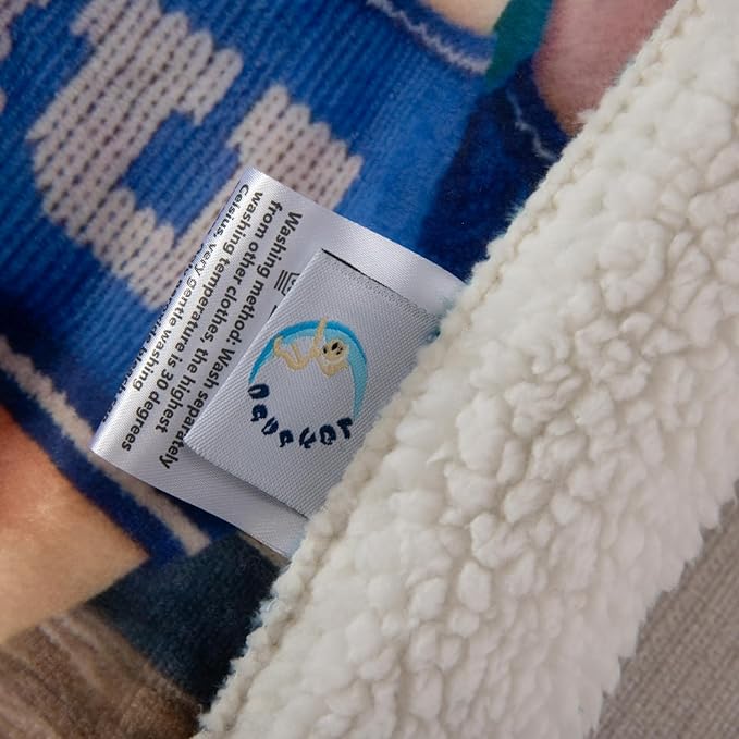 COSUSKET Throw Blanket, Kids Sulley Sullivan Sherpa Super Soft Fuzzy Plush Blanket Mike Wazowski 50 x 60 Inches Boys Girls Gifts