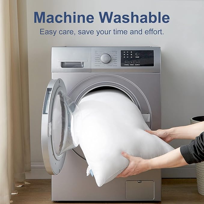 CozyLux Pillows Queen Size Set of 1, Hotel Quality Bed Pillows for Sleeping 1 Pack, Cooling Pillows for Side Back and Stomach Sleepers, Down Alternative Luxury Soft Supportive Fluffy Pillows (18x28)