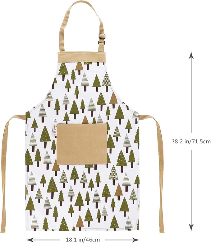 Kids Apron and Chef Hat Set-Adjustable Child Apron for Boys and Girls for Cooking Baking