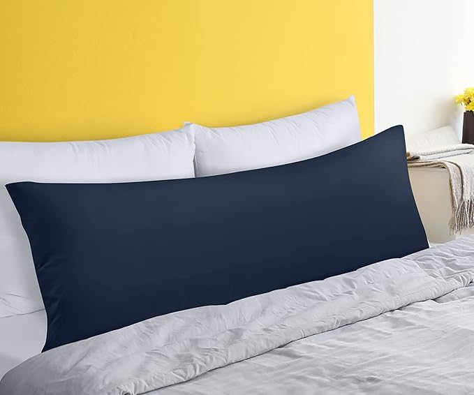 Utopia Bedding Full Body Pillow for Adults (Navy, 20 x 54 Inch), Long Pillow for Sleeping, Large Pillow Insert for Side Sleepers