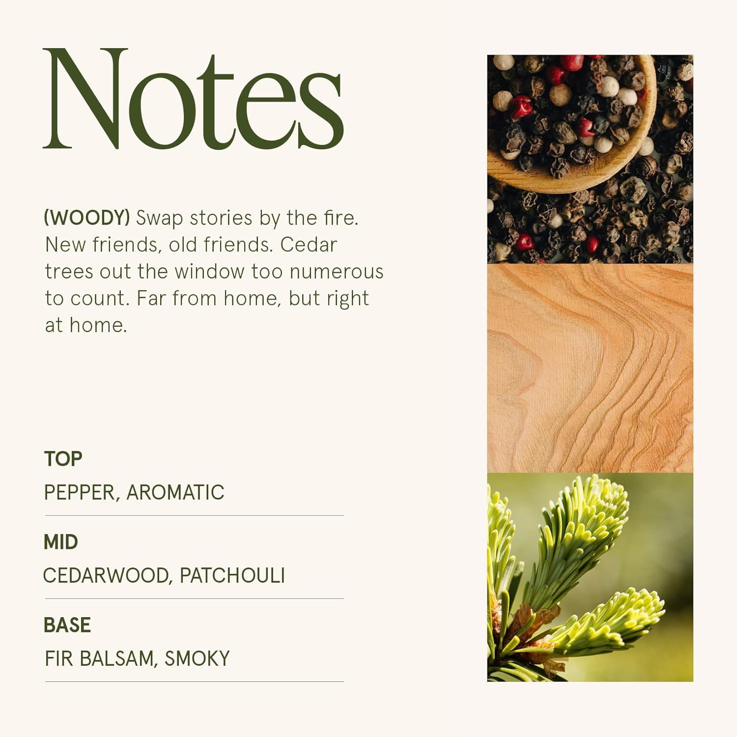 LA JOLIE MUSE Christmas Candles, Starlit Golden Fir Candle – Pine, Cedarwood, Fir Balsam | 19 oz Large Wooden Wick Candle | Natural Soy Wax | 90 Hours Clean Burn | Gift-Ready for Hosts & Gatherings