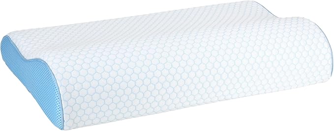Memory Foam Pillows Side Sleeper Pillow for Neck Pain Relief Ergonomic Contour Cervical Pillow Shoulder Support Orthopedic Bed Pillow for Back Stomach Sleeping