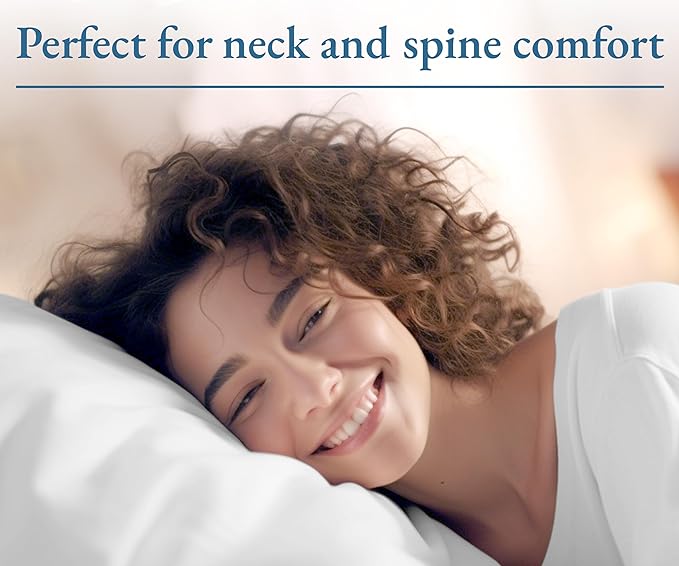 California Design Den 2-Pack Bed Pillows Standard Size Set of 2 for Sleeping, Cooling Luxury Hotel Pillows, for Back, Stomach or Side Sleepers