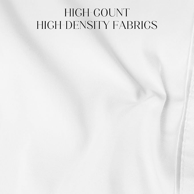 Soft Body Pillow Cover/Pillowcases 60 x 21 Inch, WINKAURA Premium Unique Long Pillow Case for Bed Fits 54x20 Pillow, Envelope Closure, Stylish Wrinkle and Stain Resistant,White