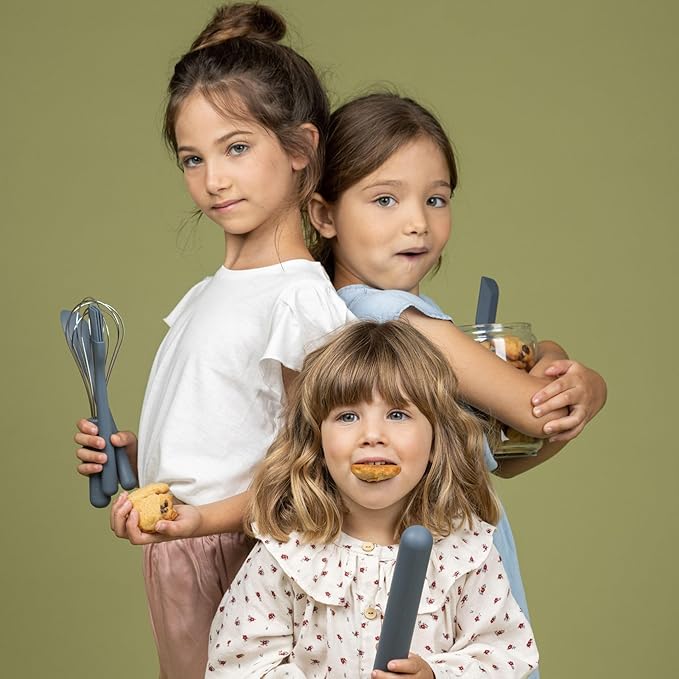 Premium baking utensils for kids: safe, simple & smart. 100% food grade silicone