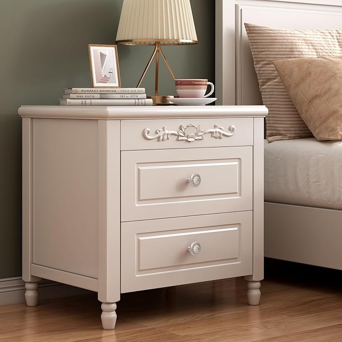 4 Pack Brushed Nickel Cabinet Hardware Knobs Round, 1-2/5"Satin Nickel Knobs Handles for Kitchen Cabinets and Drawers Nickel Drawer Knobs Dresser Knobs