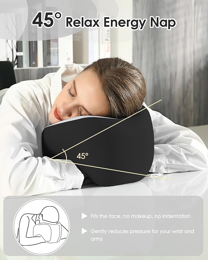 Travel Pillows for Airplanes, U-Shape Neck & Head Support Pillow for Long Flight Essentials, Earplugs and Storage Bag, Pain Relief Sleeping Neck Support Pillows for Airplane, Train, and Car