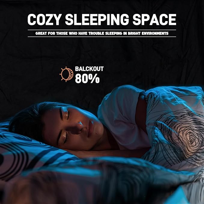 Bed Tent Bed Canopy Twin Size Tents for Adult and Kids - Portable Sleeping Bed Tents 80% Blackout with 4 Doors Breathable Private Space Tents(Mattress Not Included)