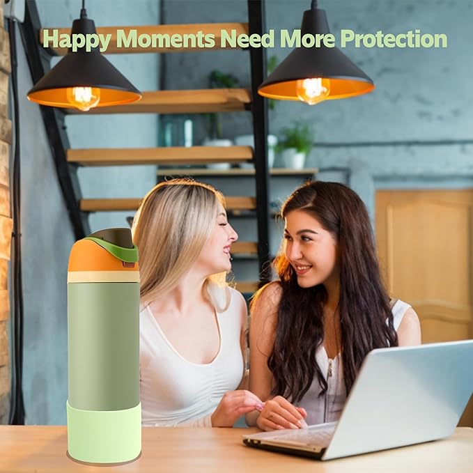 2PCS Silicone Water Bottle Boot for Owala 24oz 32oz 40oz,Anti-Slip Protective Sleeve Bottom Bumper Protector for FreeSip, Twist, and Flip Water Bottles