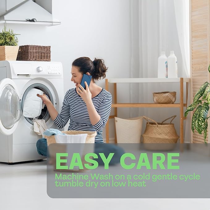 Sacred Thread White Rayon Derived from Bamboo Neck Pillow, Travel Pillows for Airplanes, Best Rated Travel Pillows with Cooling Memory Foam, Neck Pillows for Sleeping Travel, Airplane Headrest Pillow