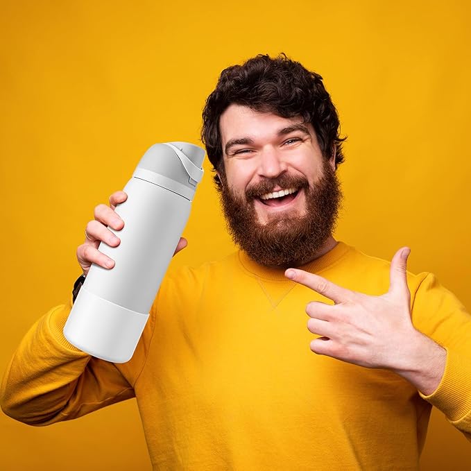 2PCS Silicone Water Bottle Boot for Owala 24oz 32oz 40oz, Protective Bottom Bumper Anti-Slip Sleeve for FreeSip, Twist, and Flip Stainless Steel Bottles, Dishwasher Safe and BPA Free