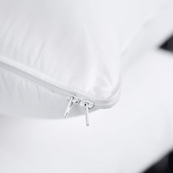 Three Geese Adjustable Layer Goose Feather Pillow,Assemblable Bed Pillow,100% Soft Cotton Cover,Good for Side and Back Stomach Sleeper,King Size,Packaging Include 1 Pillow.