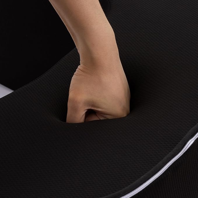 A Nice Night Lap Desk Rest Pillow for Adult,TV Trays Bed Pillow, Memory Foam Rest Pillow for Reading, Working, Playing Switch or Sitting in Bed Sofa Floor,Black