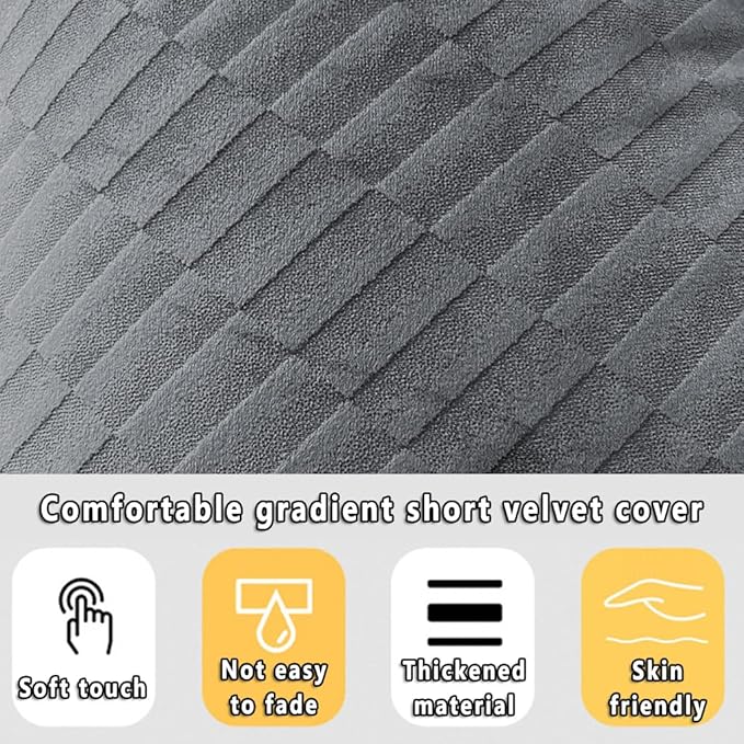 Gradient Velvet Triangular Wedge Pillow, Removable Cover Headboard Pillow for Daybed, Backrest Positioning Support Pillow Cushion Resting Reading Relaxing (Blue, California King(71*20*8in))