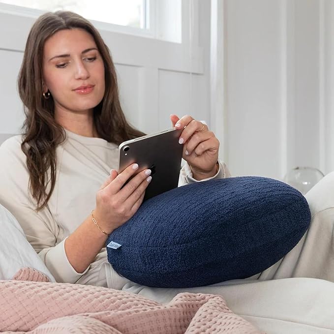 Quiet Mind The Original Weighted Pillow for Adults & Kids - (Medium, Agave Green, 9 lbs) - Weighted Body Pillow - Alternative to Weighted Blanket - Enhanced Deep Sleep and Stress Relief - Hug Pillow