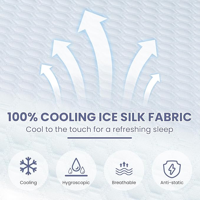 Cooling Cube Pillow for Side Sleepers Memory Foam Pillows for Neck and Shoulder Pain Relief Firm Soft Bed Pillow Dual Sided Supportive Square Rectangle Cervical Neck Pillows 24x12x5 Inches