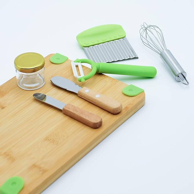 children's cooking knife and tool set