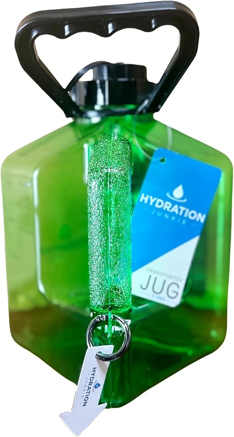 3 LITER BIG WATER BOTTLE WITH HANDLE | TRANSPORTER JUG (ENVY GREEN)