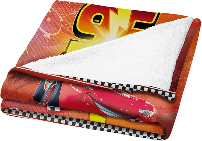 50'' x 60'' Car Blanket Super Soft Flannel Throw Blanket Warm Comfortable Smooth Fuzzy Plush Blanket Gifts for Kids Adults All Season, Red, MKMT4