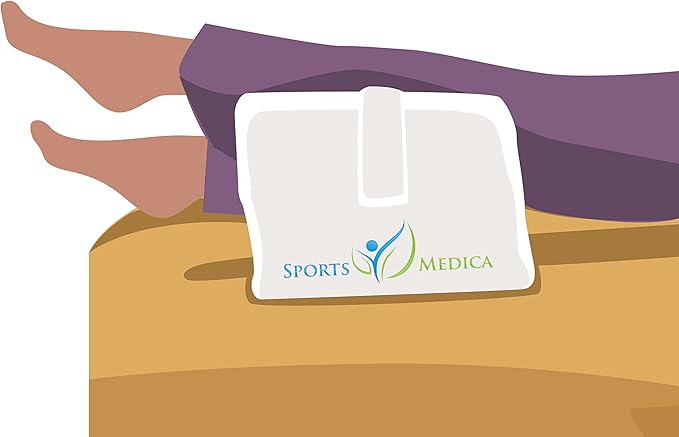 Doctor Developed Knee Pillow for Side Sleepers - Memory Foam Leg Side Sleeper Pillow, Sciatica Pain & Back Pain Relief - Leg Pillow with Strap to Support Spine Alignment - Orthopedic Hip Pillow