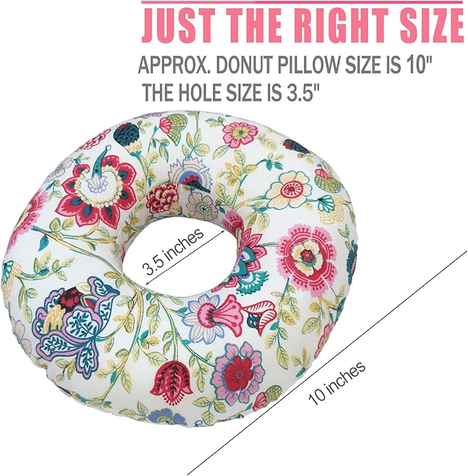 Ear Hole Piercing Pillows for Ear Pain Side Sleeping CNH Pillow Pressure Sore Pain Relief Ear Guard Lifesaver Tinnitus Support Neck Head, Sunflower