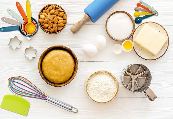 Kids Cooking and Baking Supplies Set with Gift Storage Box, Complete junior chef cooking Kit, Girls & Boys Childrens Real Bakeware Accessories, Real Cookware and Baking Utensils Sets for Kids